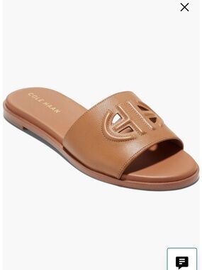 Cole Haan Flynn Logo Slode Sandal Women’s 8 in Pecan